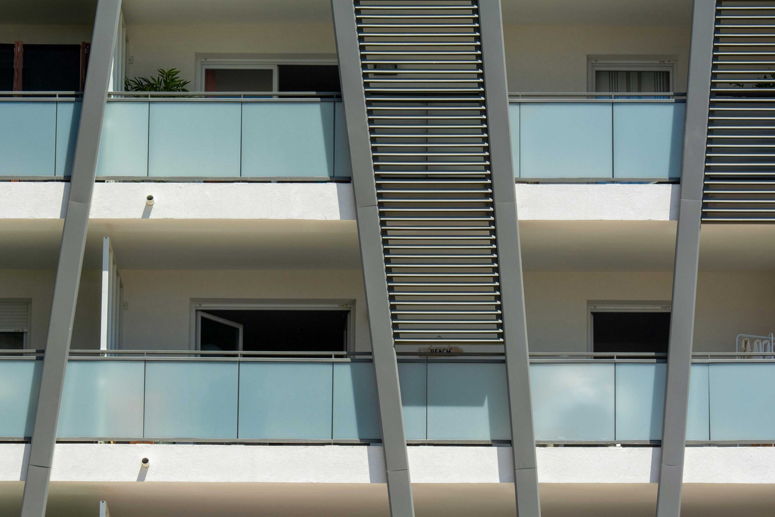 Terraza de una vivienda contemporánea