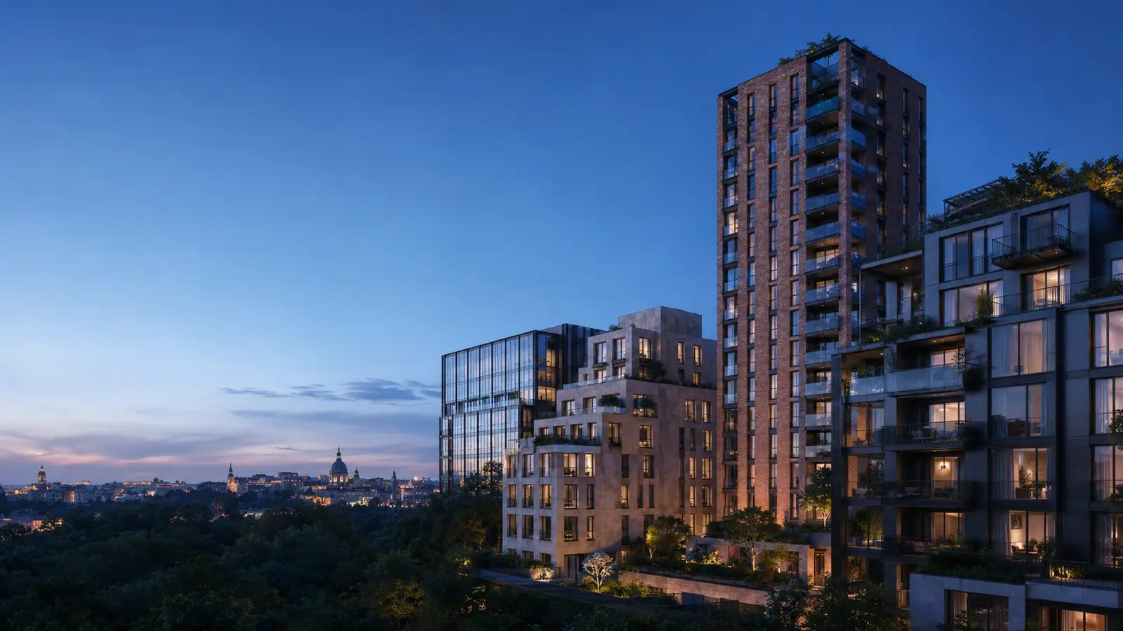 Vista de desarrollos residenciales gestionados por Ingenia Homes