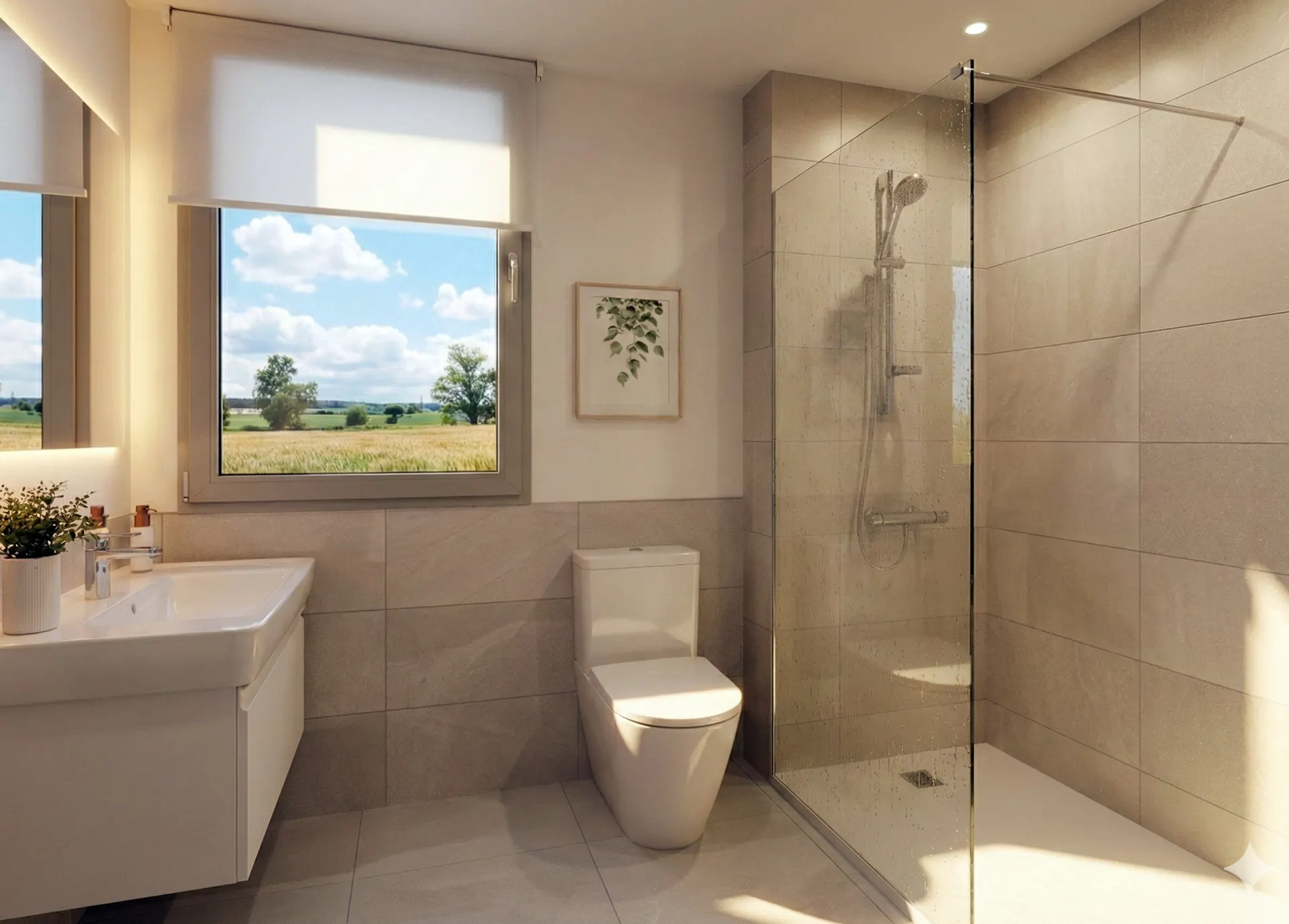 Baño de New Living Villalba