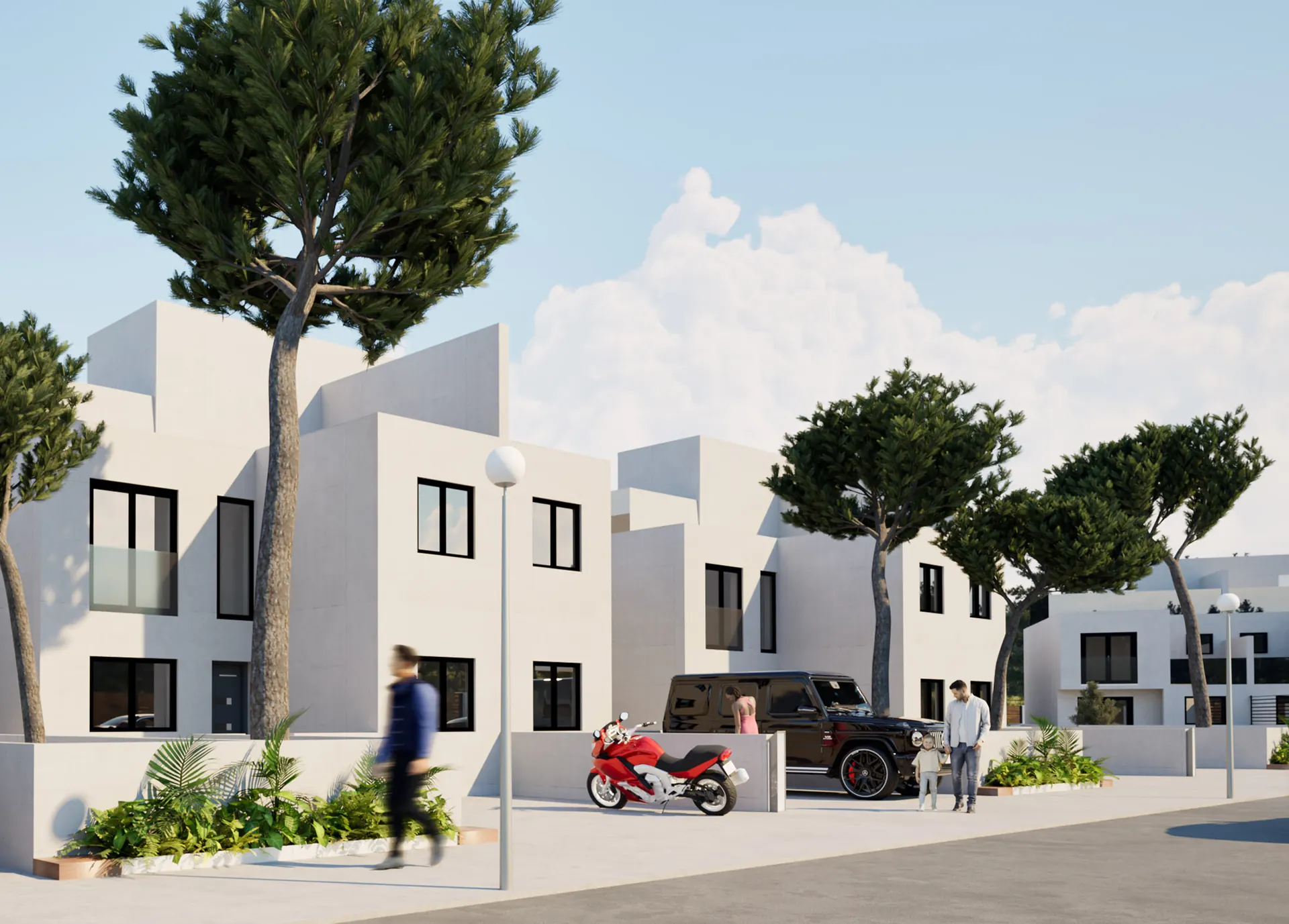 Fachada de New Living Villalba